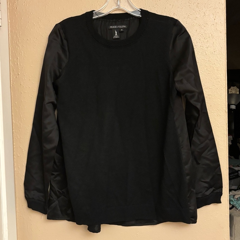 Peace of Cloth Black Sweater